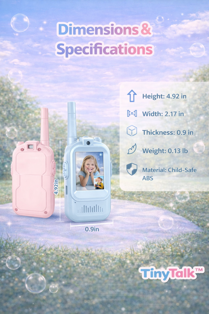 TinyTalk™ Video Walkie Talkies