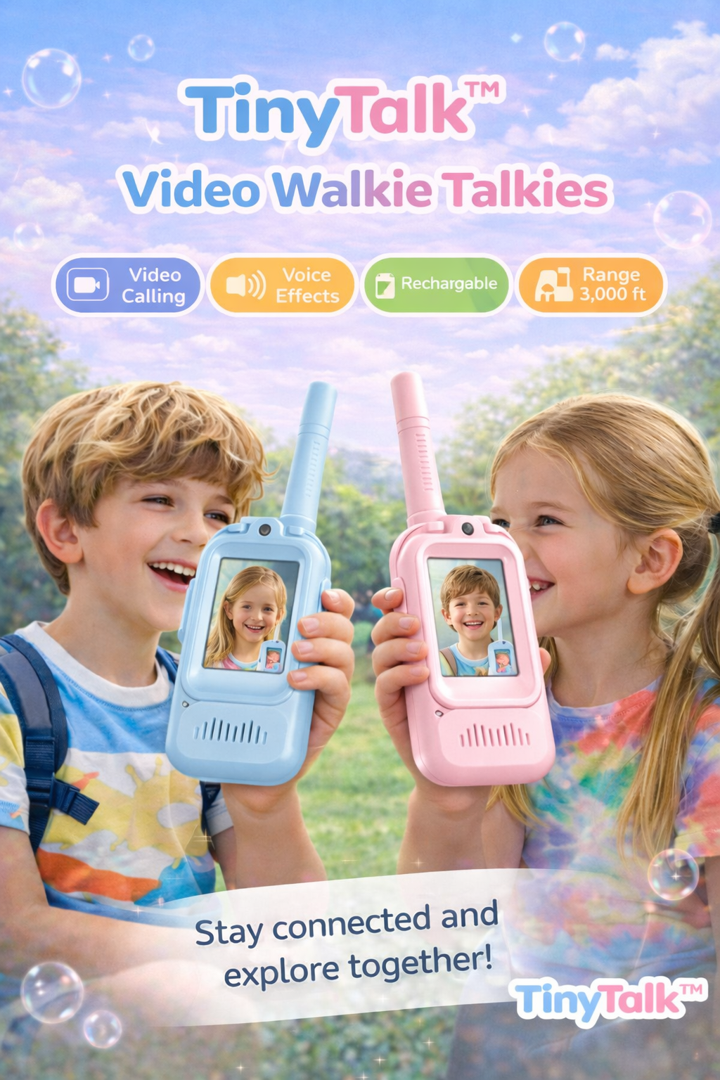TinyTalk™ Video Walkie Talkies